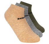 Kids Skechers 3 Pack Boys' Low Cut Cotton Socks