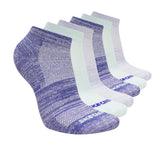 Kids Skechers 6 Pack Girls' Low Cut Color Stripe Socks