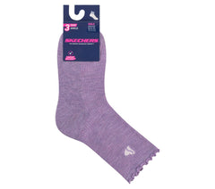 Kids Skechers 3 Pack Kids Ankle Lettuce Socks