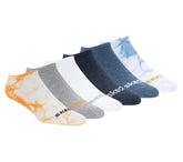 Kids Skechers Cotton Tie-Dye No-Show Socks - 6 Pack