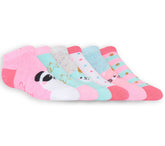 Kids Skechers 6 Pack Low Cut Cute Socks