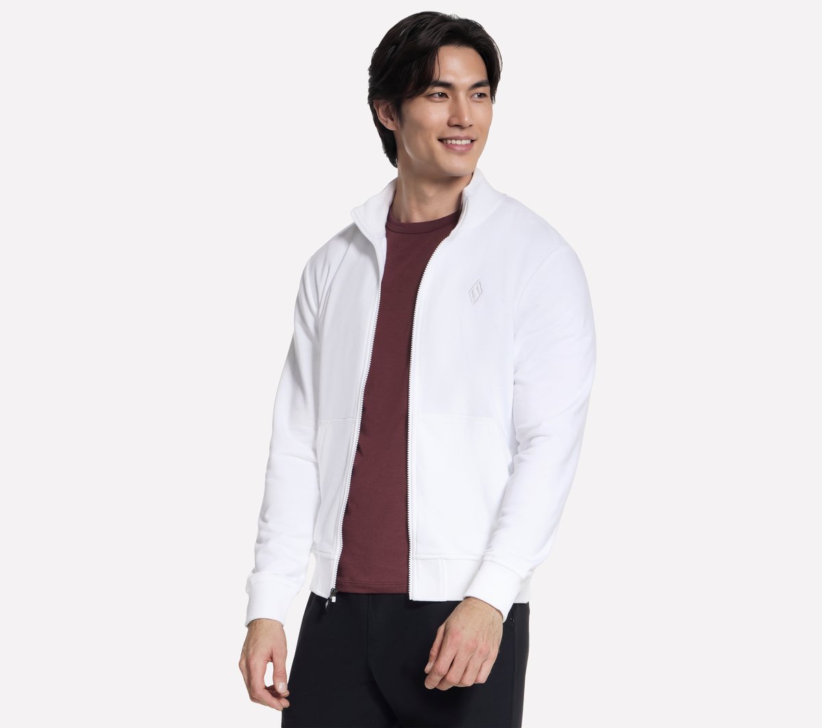 Men Skechers The Hoodless Hoodie GO WALK Everywhere Jacket