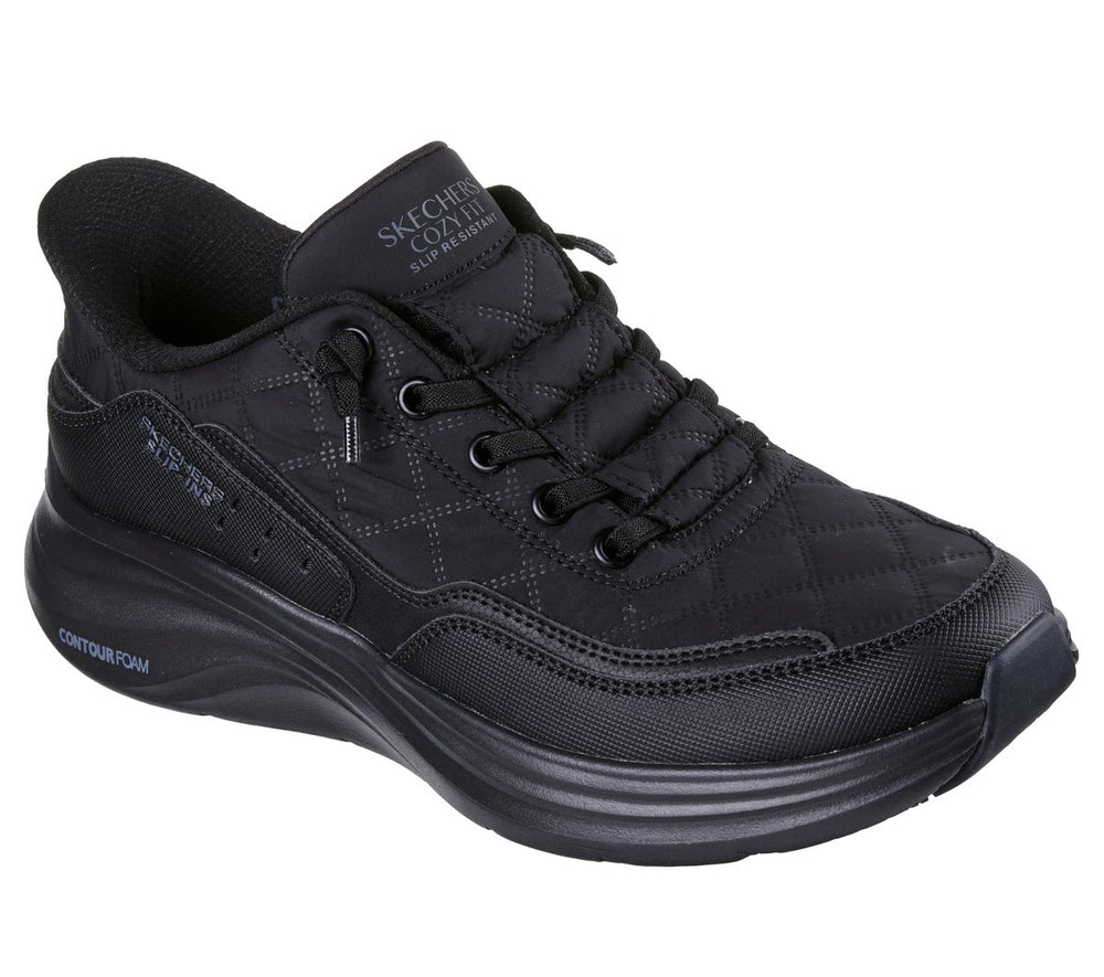 Women Skechers Slip-ins Work Slip-Resistant: Contour Foam - Cozy Fit