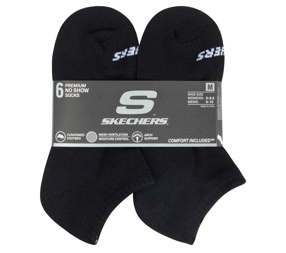 Women|Men Skechers 6 Pack Core Low Cut Medium Socks