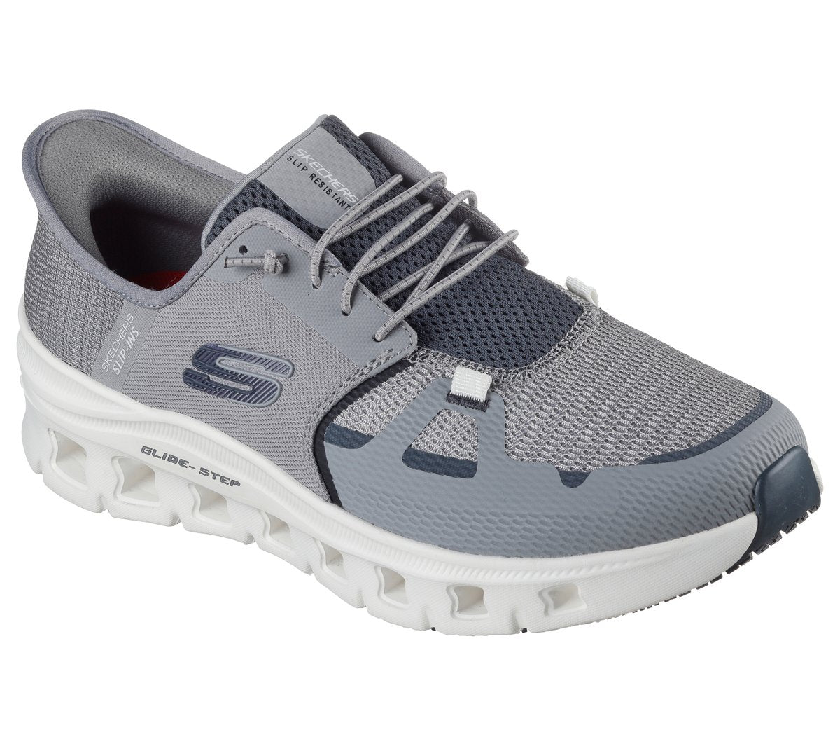 Men Skechers Slip-ins Work Slip-Resistant: Glide-Step Pro