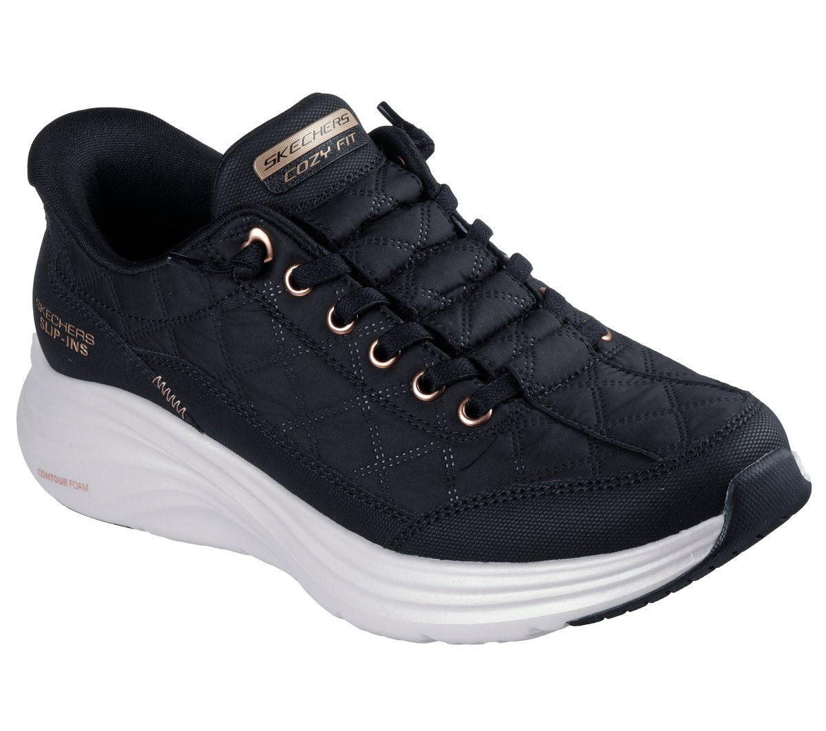 Women Skechers Slip-ins: Contour Foam - Cozy Fit Golden Hour