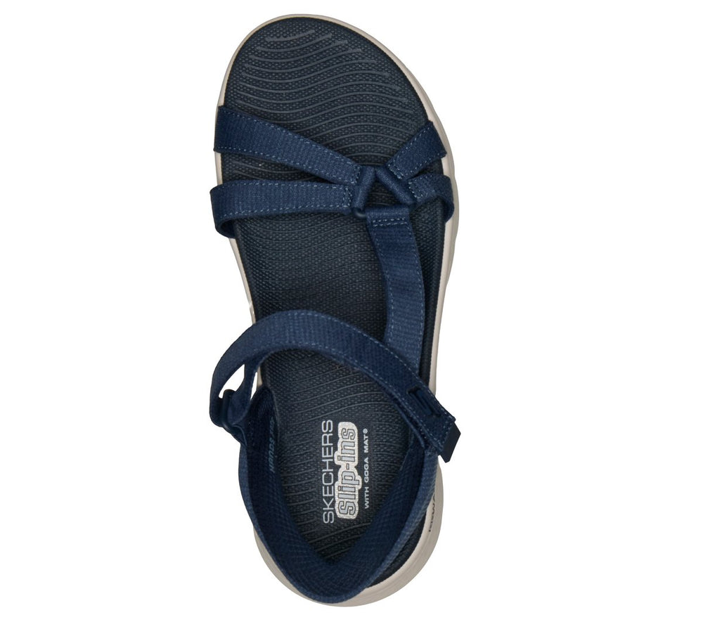 Women Skechers Slip-ins: GO WALK Flex Sandal - Illuminate