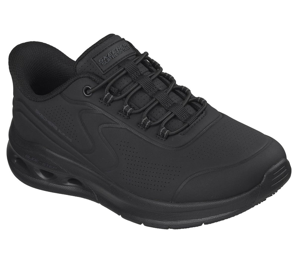 Women Skechers Slip-ins Work Slip-Resistant Relaxed Fit: Arc Waves 2.0
