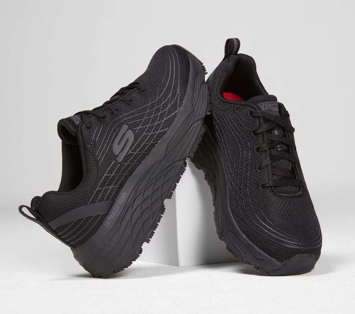 Women Skechers Work Slip-Resistant Relaxed Fit: Max Cushioning Elite