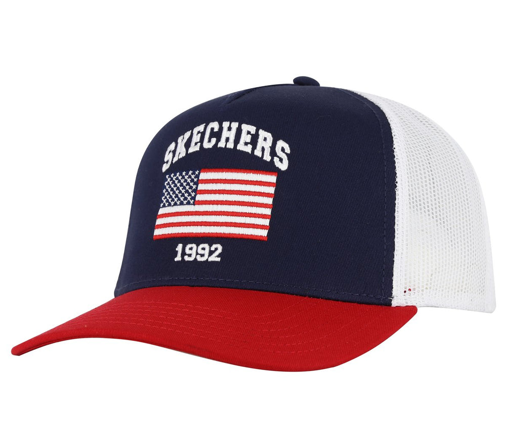 Women|Men Skechers USA Flag Hat