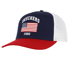 Women|Men Skechers USA Flag Hat