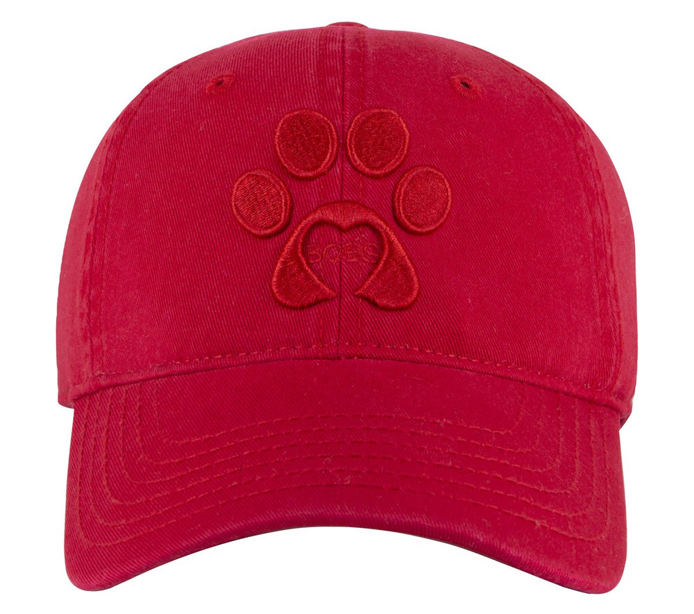 Women Skechers Paw Print Twill Washed Hat