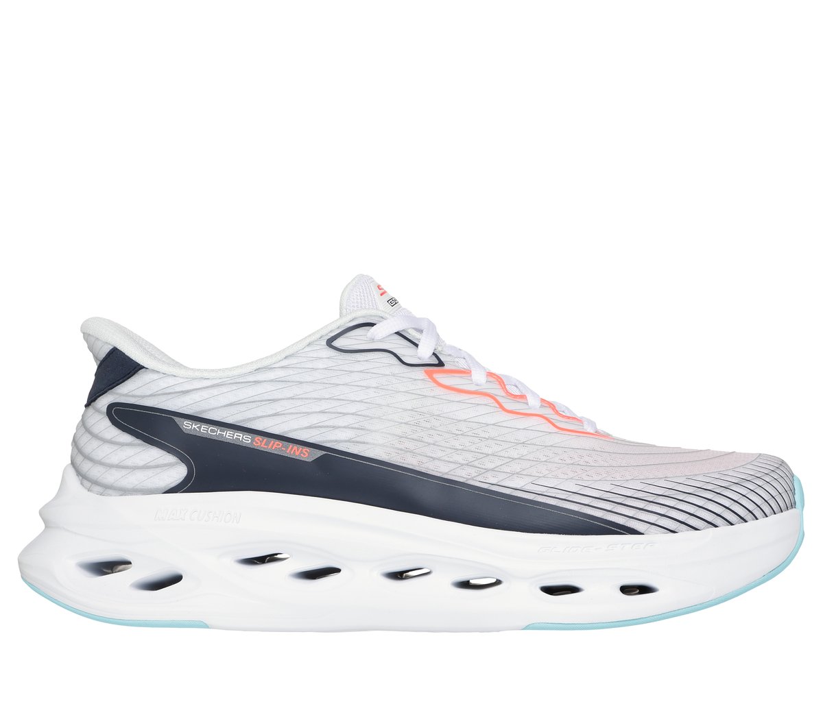 Men Skechers Slip-ins: Max Cushioning Glide-Step - Sapphire