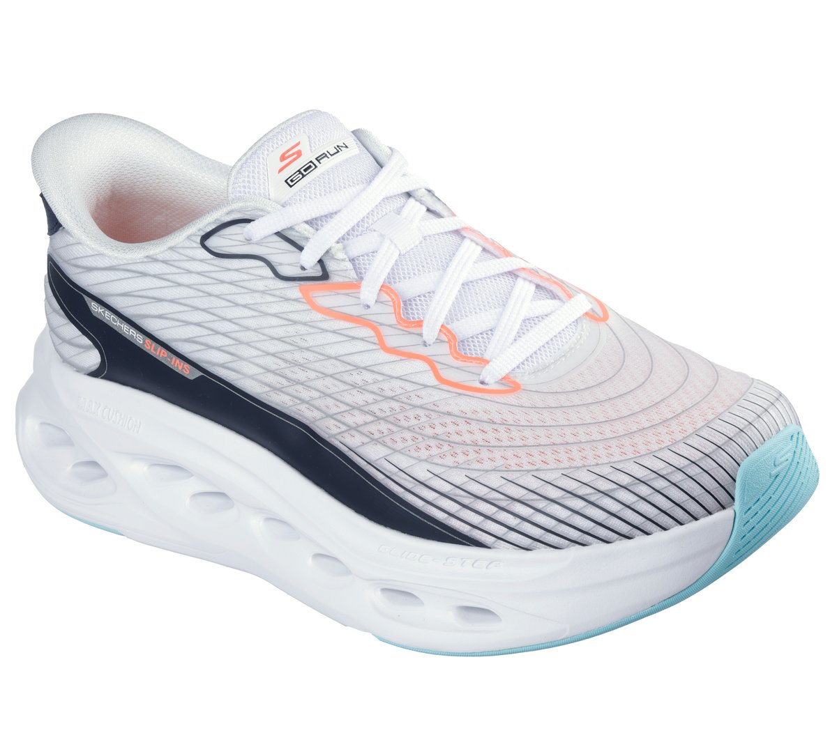 Men Skechers Slip-ins: Max Cushioning Glide-Step - Sapphire
