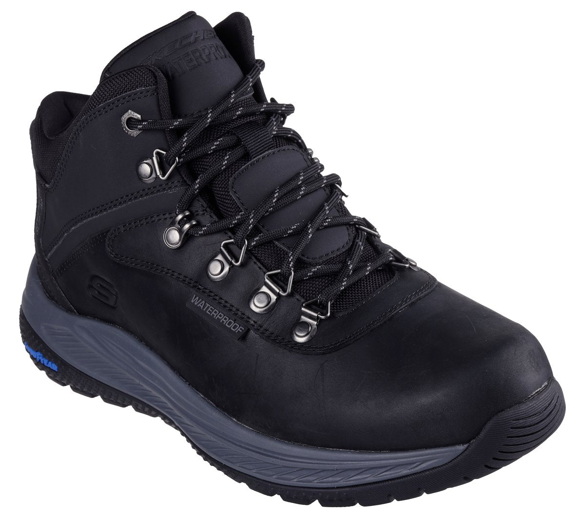 Men Skechers Slip-ins Waterproof Relaxed Fit: Meroe - Pikeman