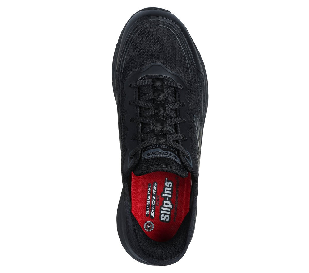 Men Skechers Slip-ins Work Slip-Resistant Relaxed Fit: Max Cushioning Elite - Remmal