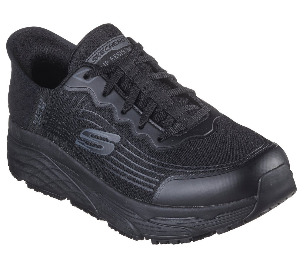 Men Skechers Slip-ins Work Slip-Resistant Relaxed Fit: Max Cushioning Elite - Remmal