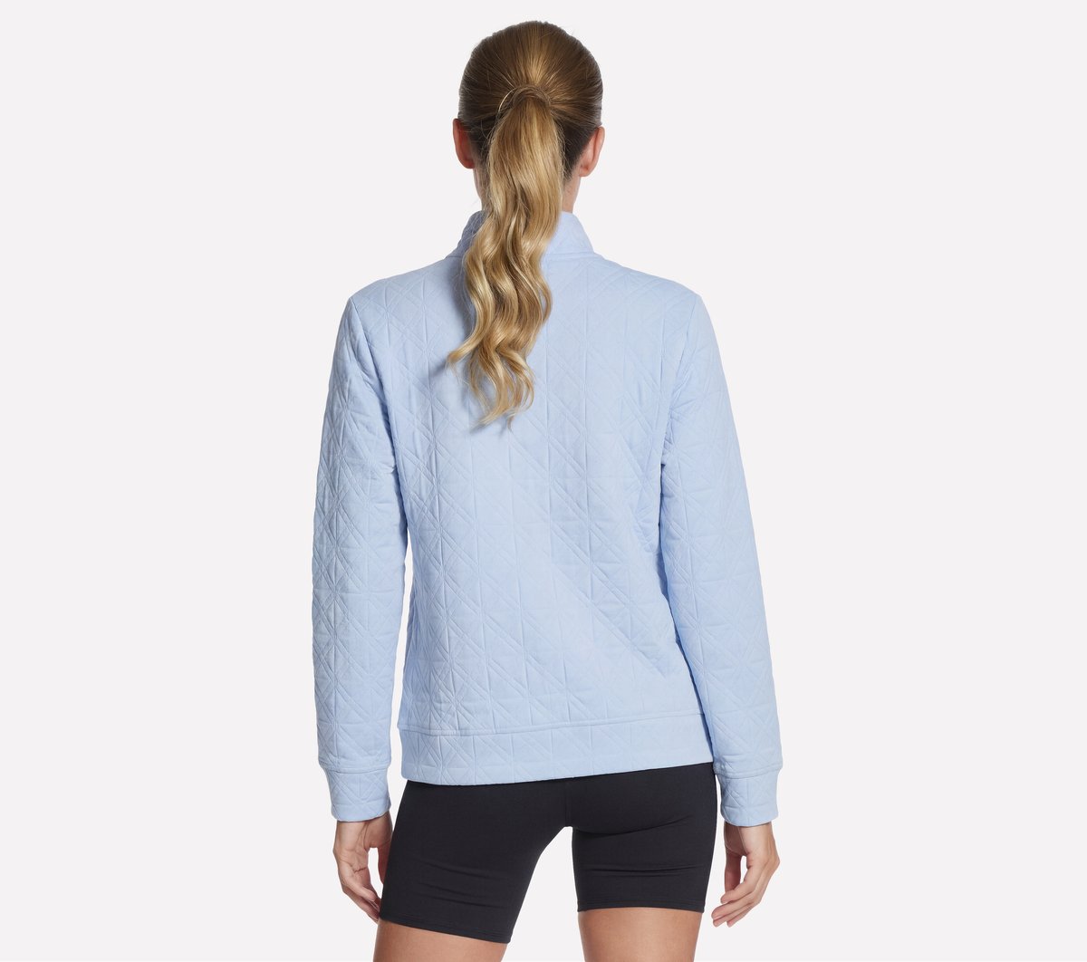 Women Skechers GO WALK Everywhere Cozy Fit Diamond Jacket