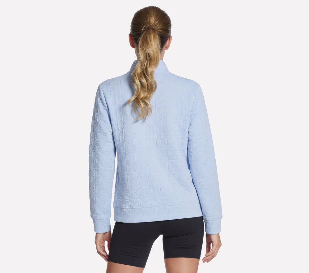 Women Skechers GO WALK Everywhere Cozy Fit Diamond Jacket