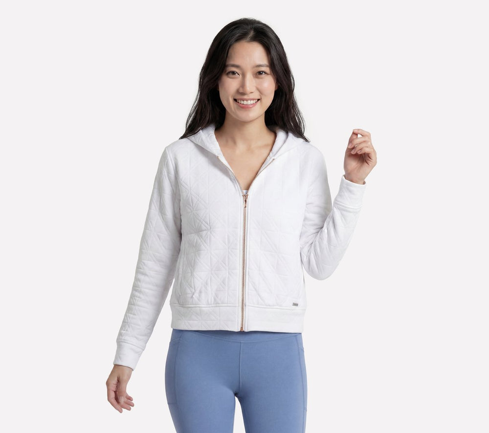 Women Skechers GO WALK Cozy Fit Diamond Jacket