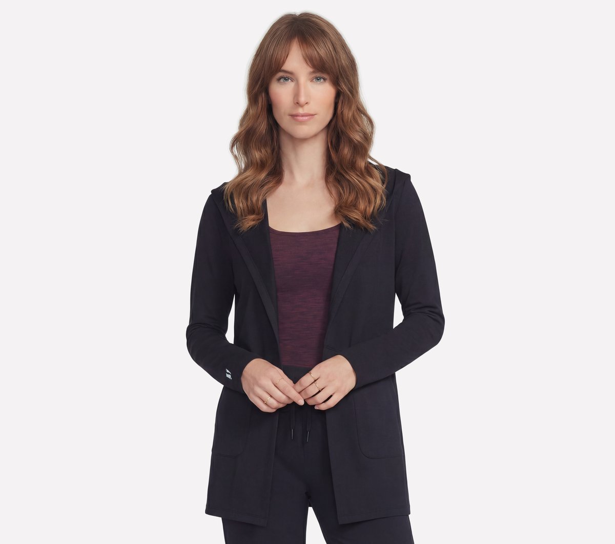 Women Skechers SKECHLUXE Restful Hoodigan