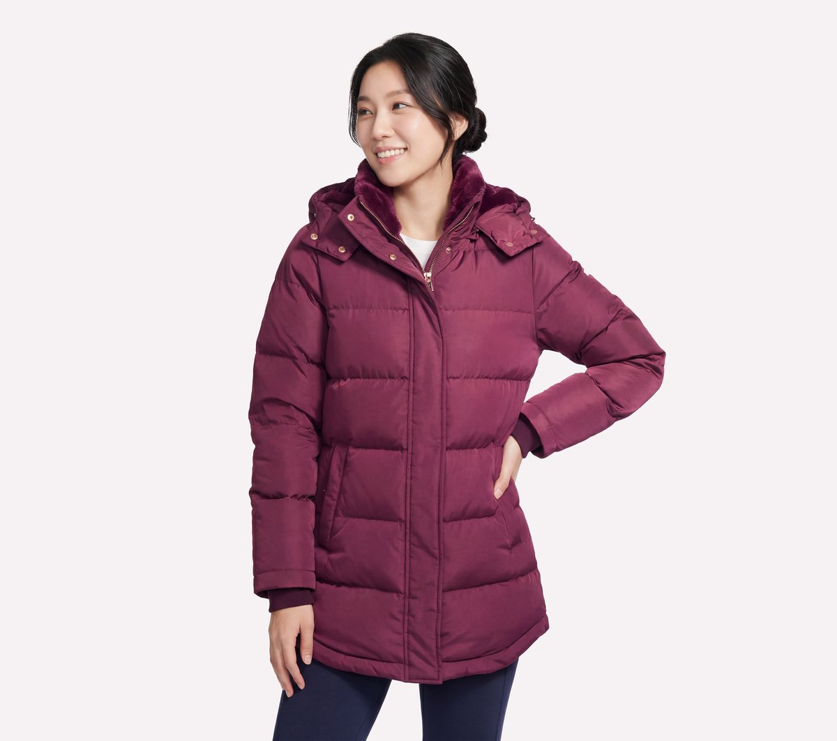 Women Skechers On-The-GO Cozy Fit Down Parka