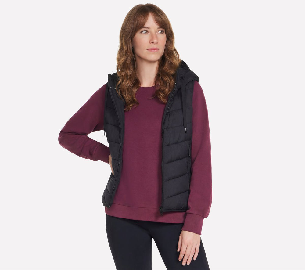 Women Skechers Performance Elite Cozy Fit Hooded Vest