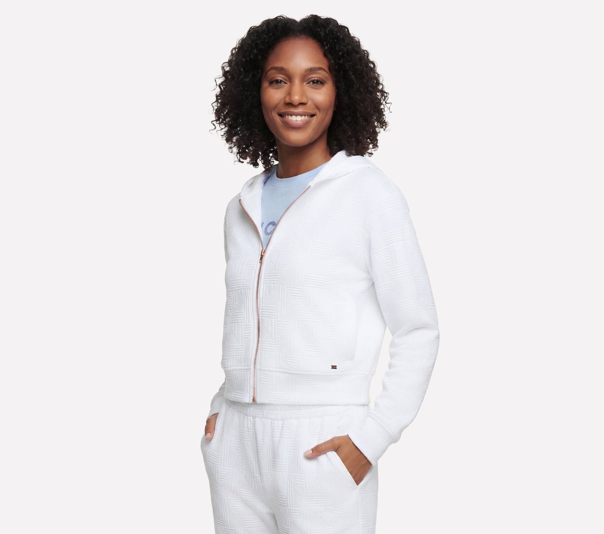 Women Skechers GO WALK Everywhere Diamond Full Zip Jacket