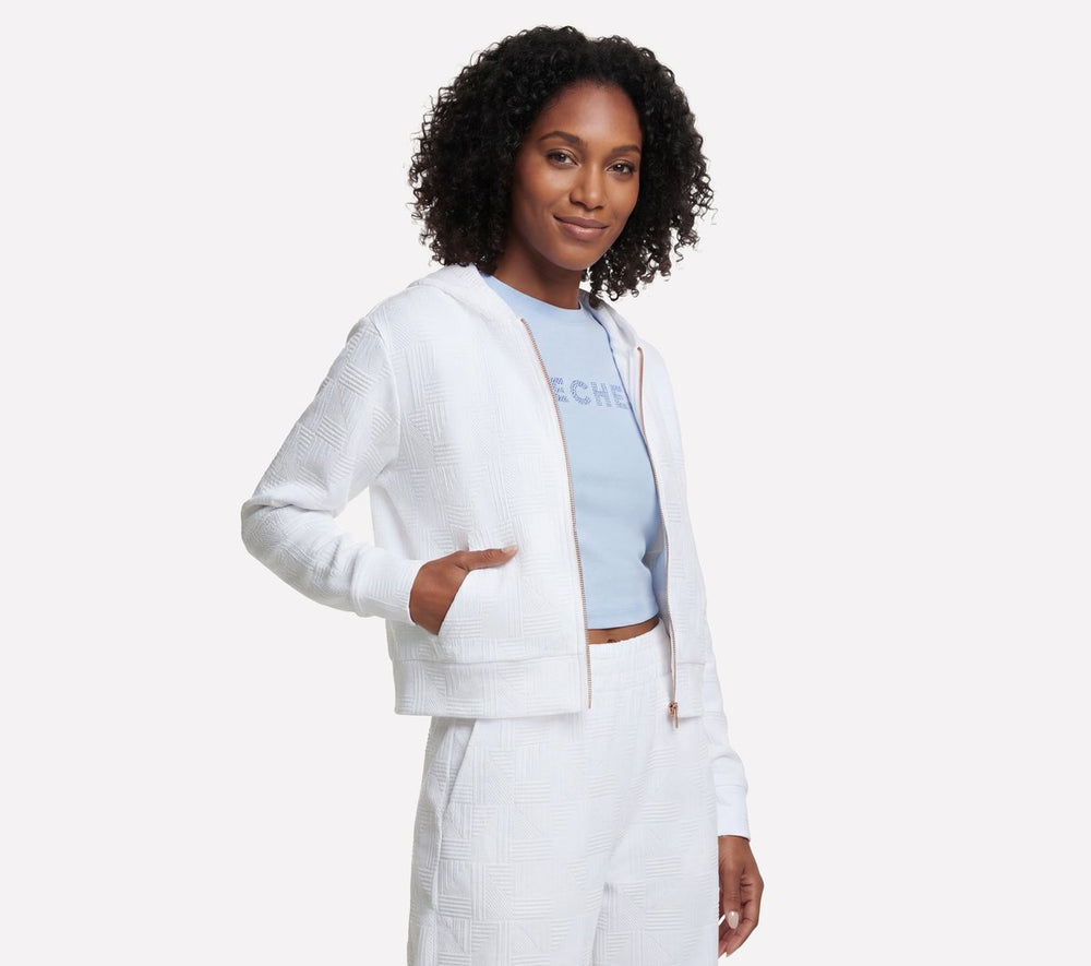 Women Skechers GO WALK Everywhere Diamond Full Zip Jacket