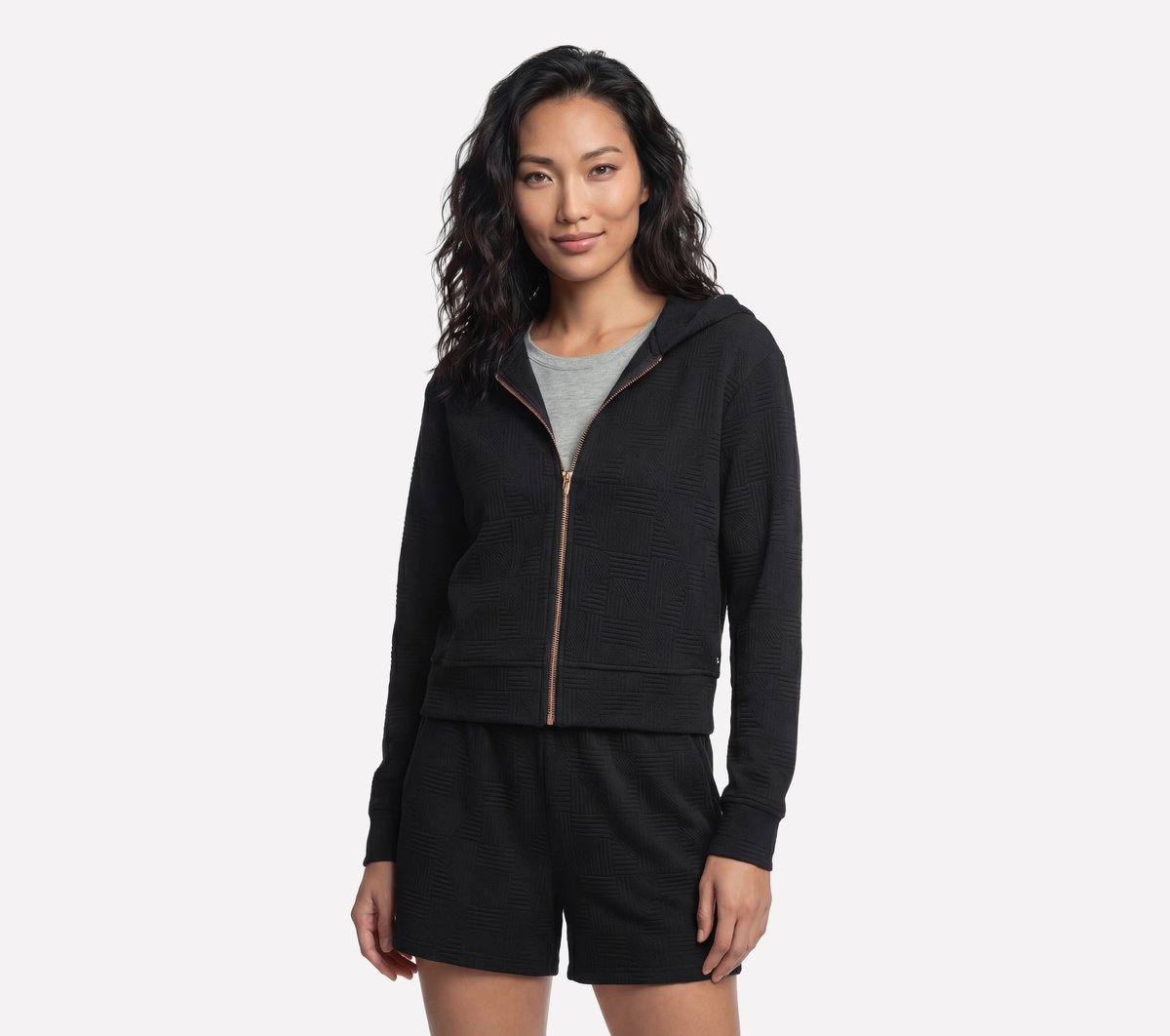 Women Skechers GO WALK Everywhere Diamond Full Zip Jacket