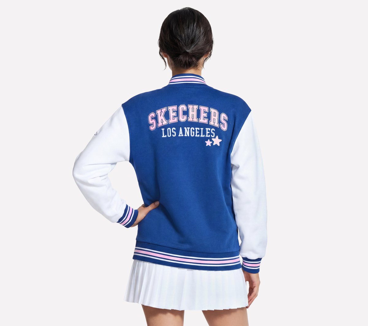 Women Skechers Varsity Jacket