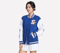 Women Skechers Varsity Jacket