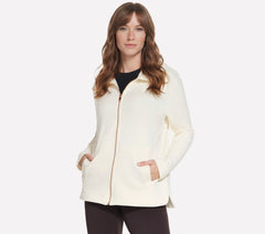 Women Skechers GO SNUGGLE Tunic Full Zip Jacket