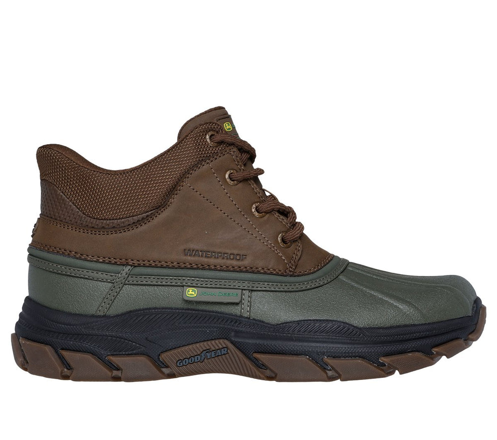 Men Skechers Slip-ins John Deere Waterproof Relaxed Fit: Respected - Swamper