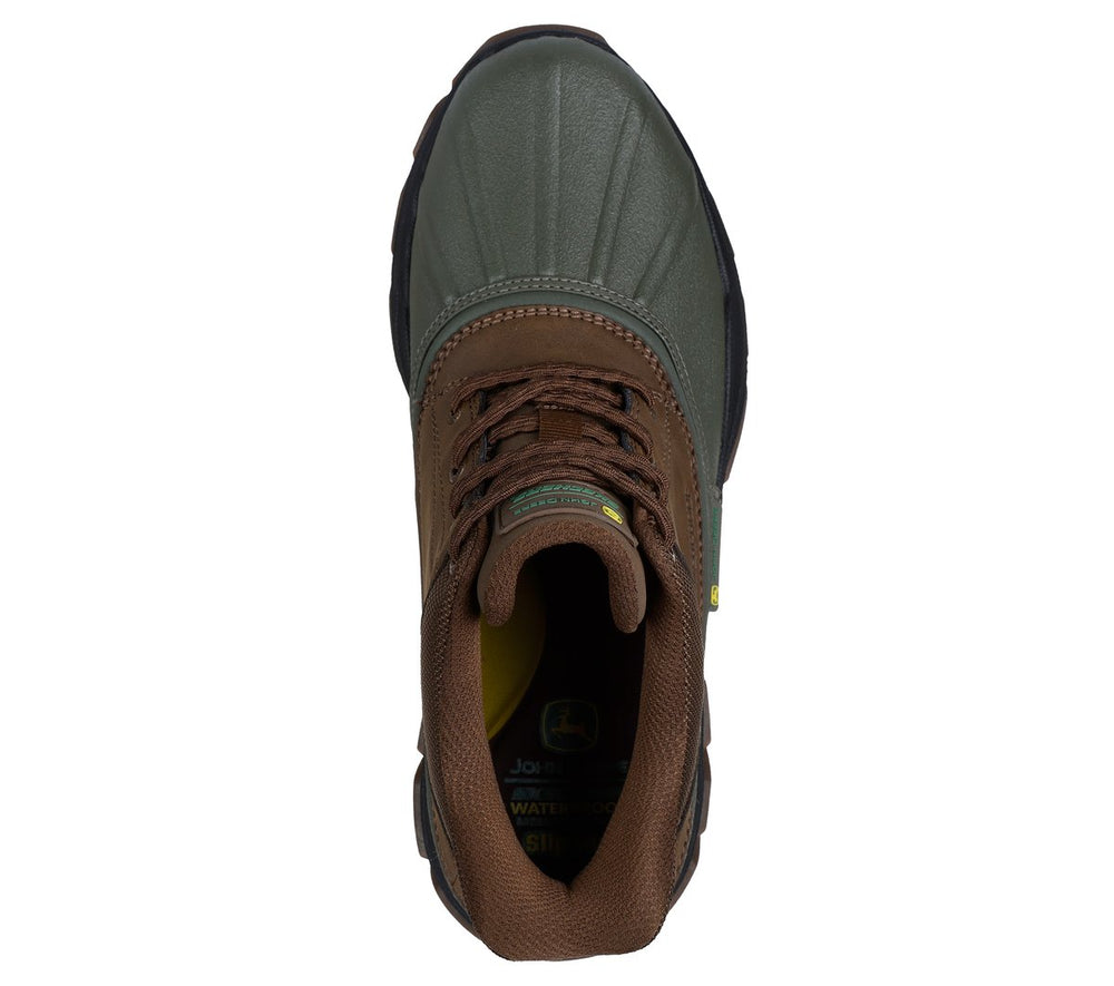 Men Skechers Slip-ins John Deere Waterproof Relaxed Fit: Respected - Swamper