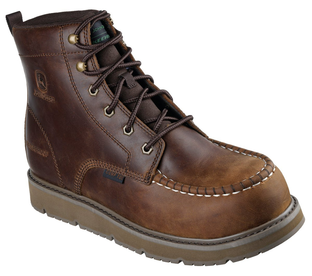 Men Skechers John Deere Waterproof: Flex-Wedge Ranger - Wild Yew