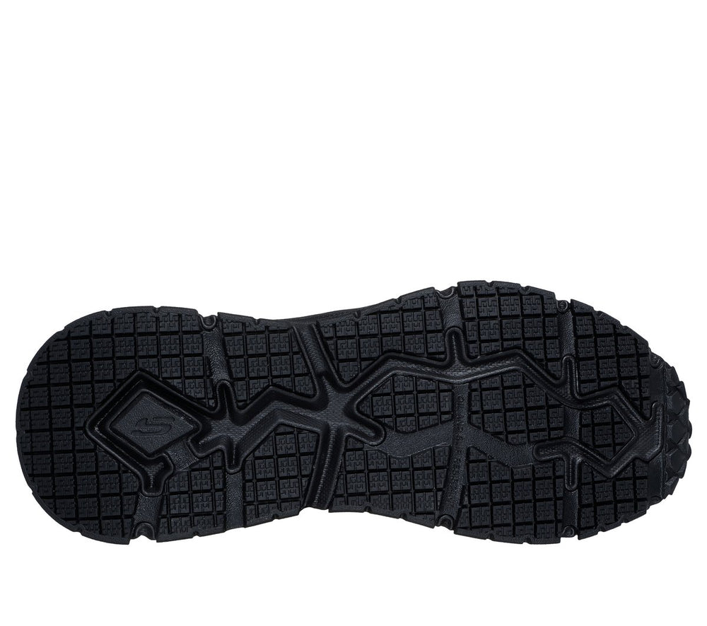 Men Skechers Slip-in Work Waterproof Slip-Resistant: D'Lux Journey - Redron