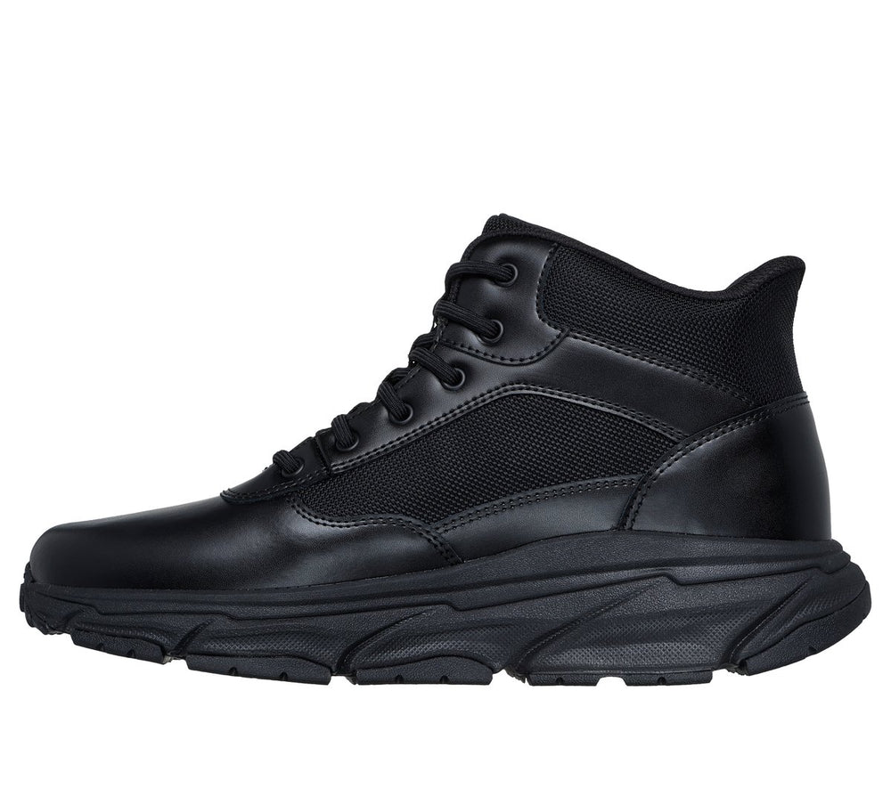 Men Skechers Slip-in Work Waterproof Slip-Resistant: D'Lux Journey - Redron