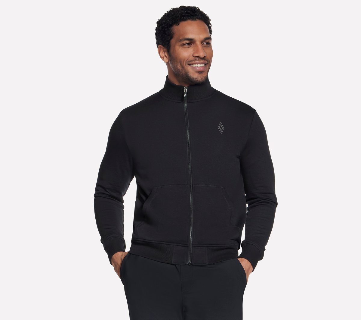 Men Skechers The Hoodless Hoodie GO WALK Everywhere Jacket