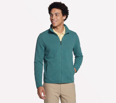 Men Skechers The Hoodless Hoodie Ottoman Jacket