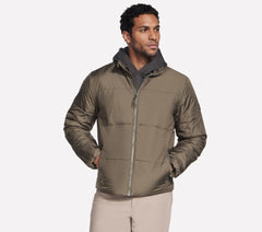 Men Skechers GO SHIELD Cozy Fit Element Jacket