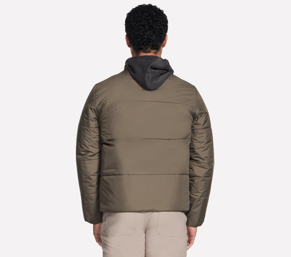 Men Skechers GO SHIELD Cozy Fit Element Jacket