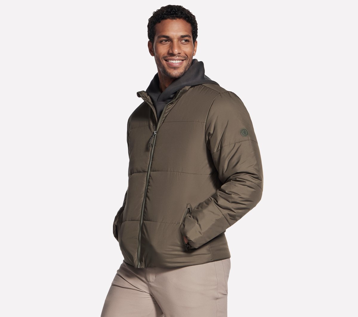 Men Skechers GO SHIELD Cozy Fit Element Jacket