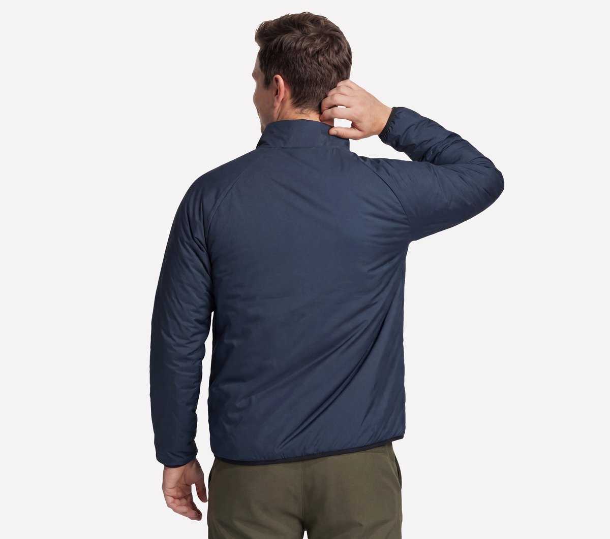 Men Skechers GO SHIELD Cozy Fit Altitude Reversible Jacket