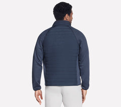 Men Skechers The Hoodless Hoodie Hybrid Jacket