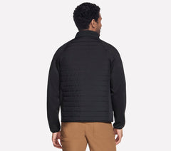 Men Skechers The Hoodless Hoodie Hybrid Jacket