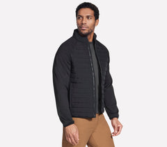 Men Skechers The Hoodless Hoodie Hybrid Jacket