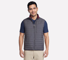Men Skechers GO SHIELD Cozy Fit Altitude Reversible Vest