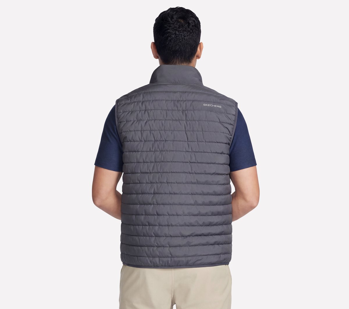 Men Skechers GO SHIELD Cozy Fit Altitude Reversible Vest