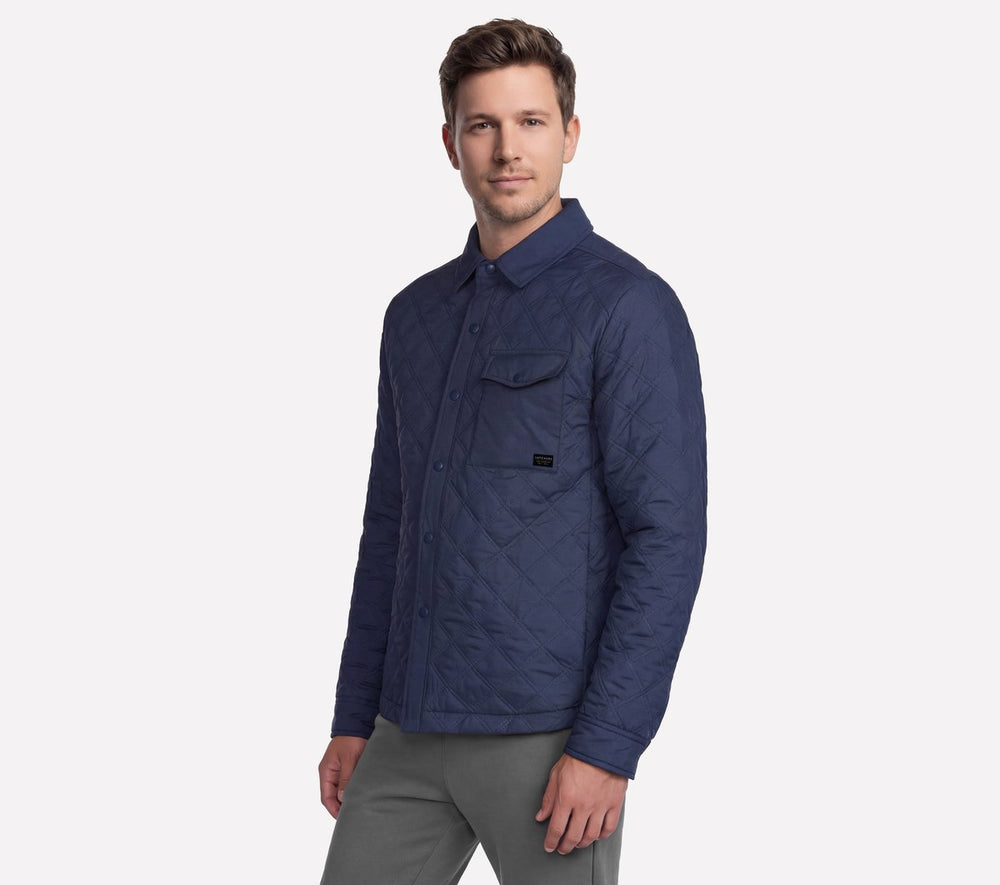 Men Skechers GO SHIELD Cozy Fit Altitude Bonded Jacket